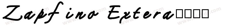 Zapfino Extera字体转换